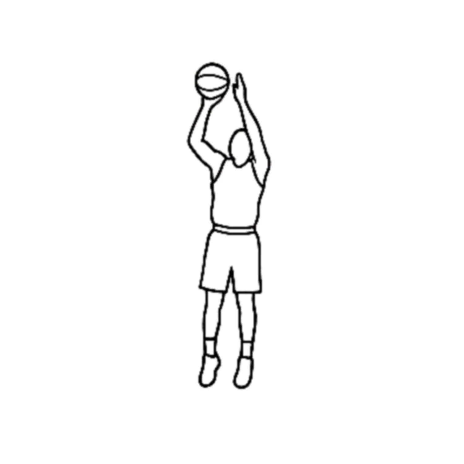 Eyes up, releasing the shot. Pure basketball artistry in a small tattoo. On sale now.