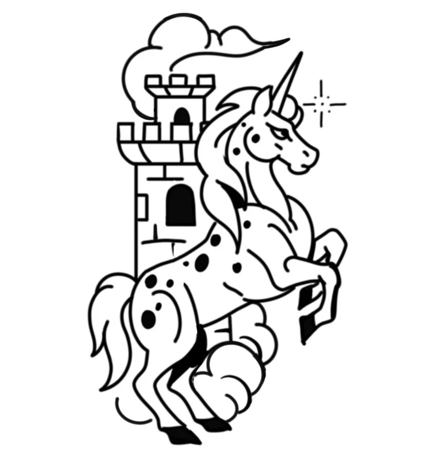 Unicorn & Castle