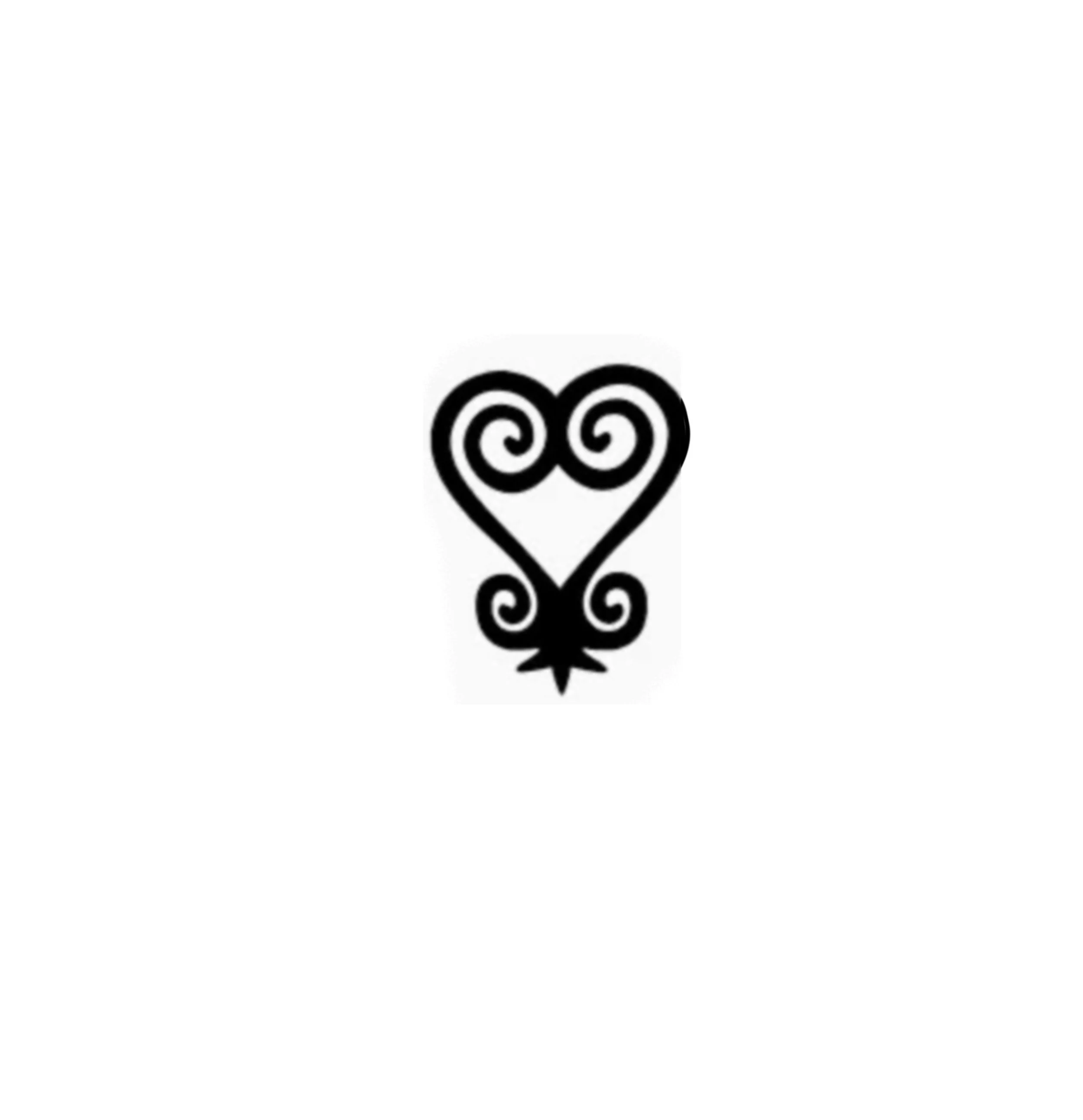 Adinkra Symbol: Sankofa Heart