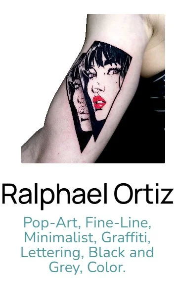 Ralph Pop up art Tattoos