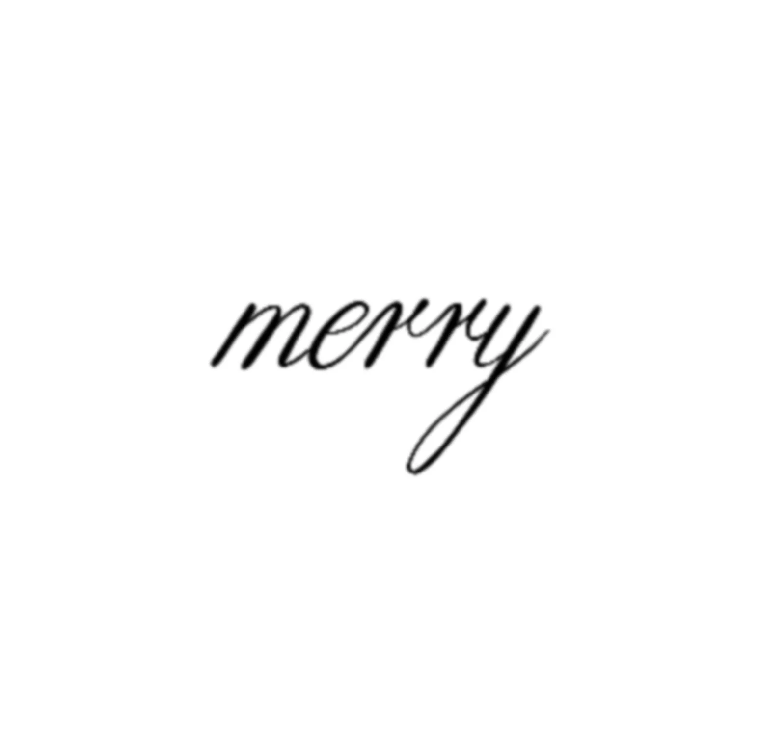 Merry Handwritten