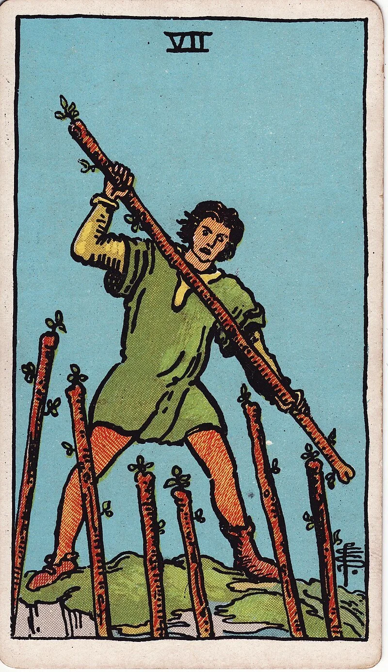 The Seven of Wands