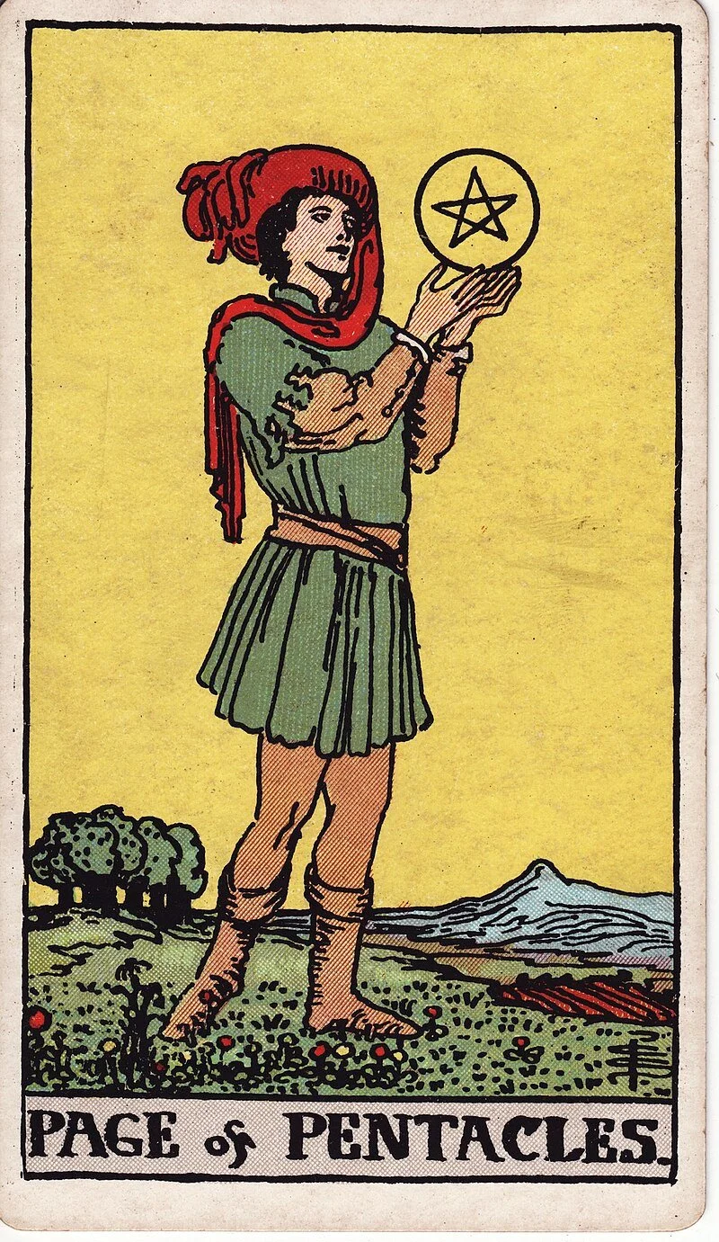 The Page of Pentacles