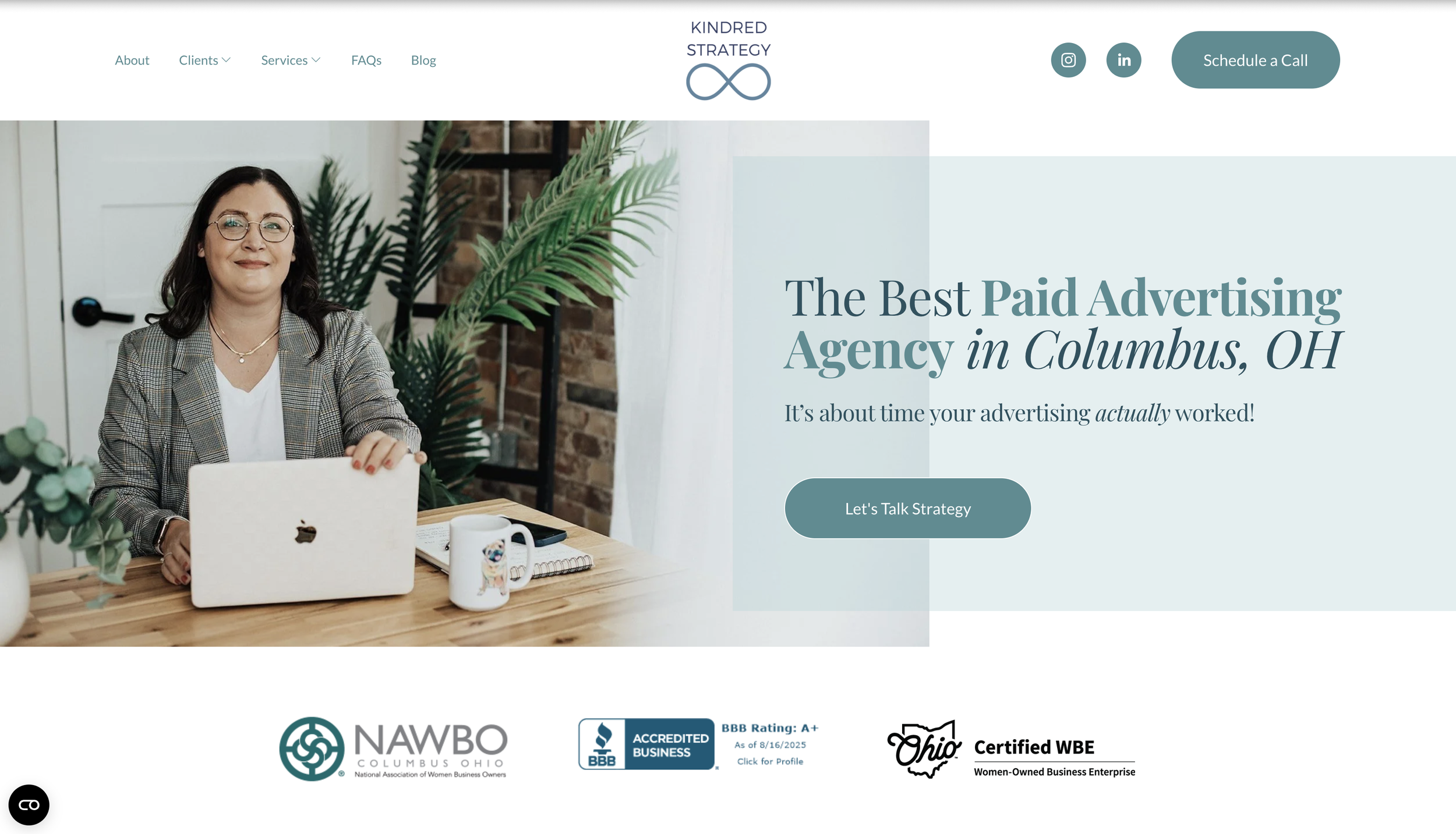Kindred Strategy - Website Design + Brand Photography