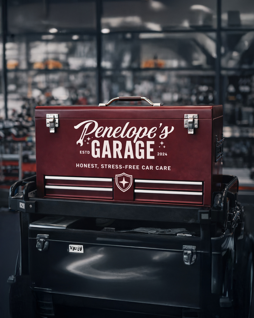 Penelope's Garage - Website Design + Branding