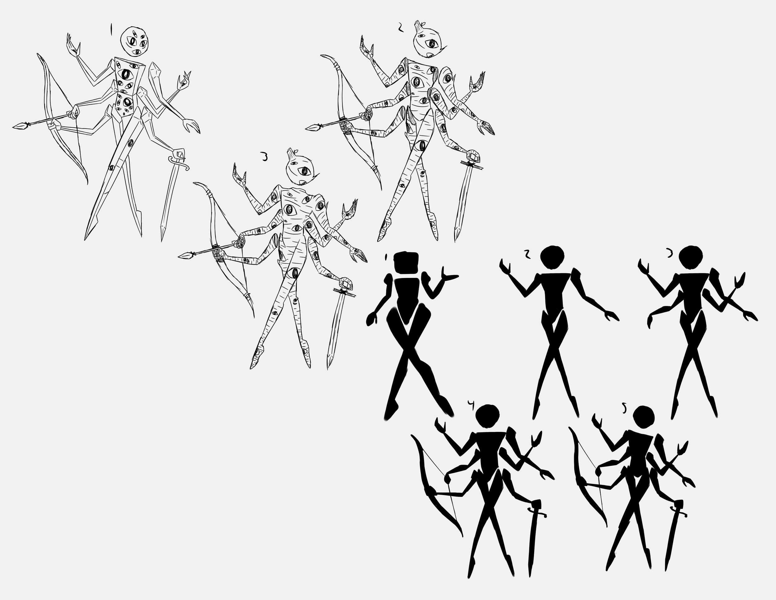 Sketches and Silhouettes