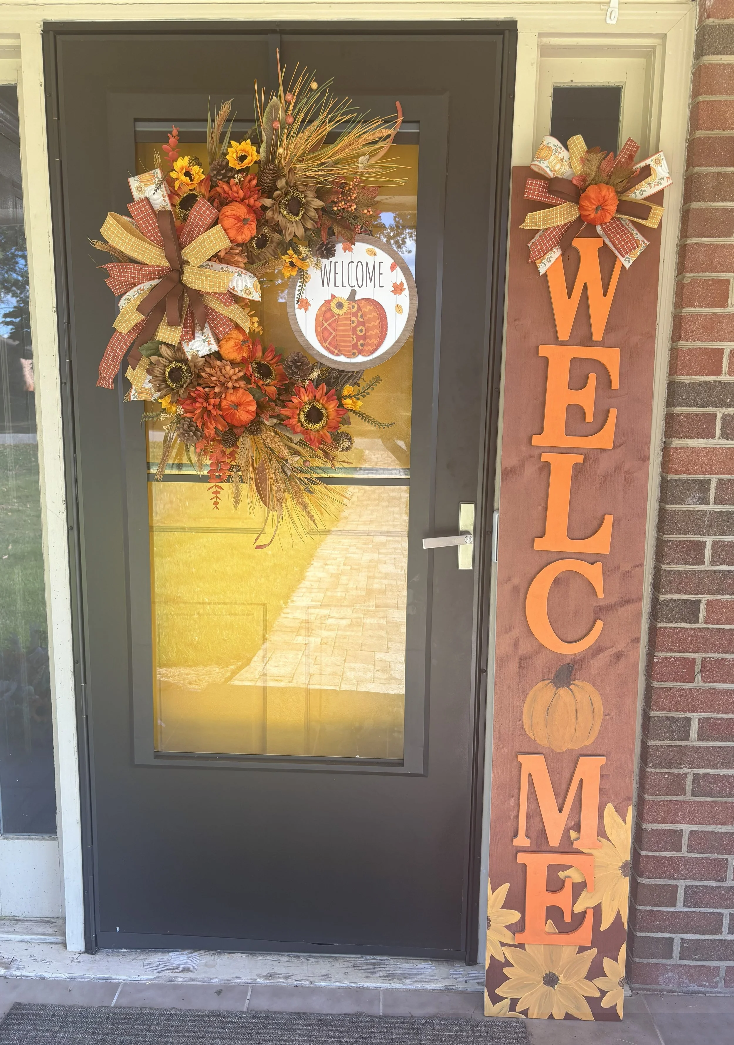 Sunflowers and Pumpkins