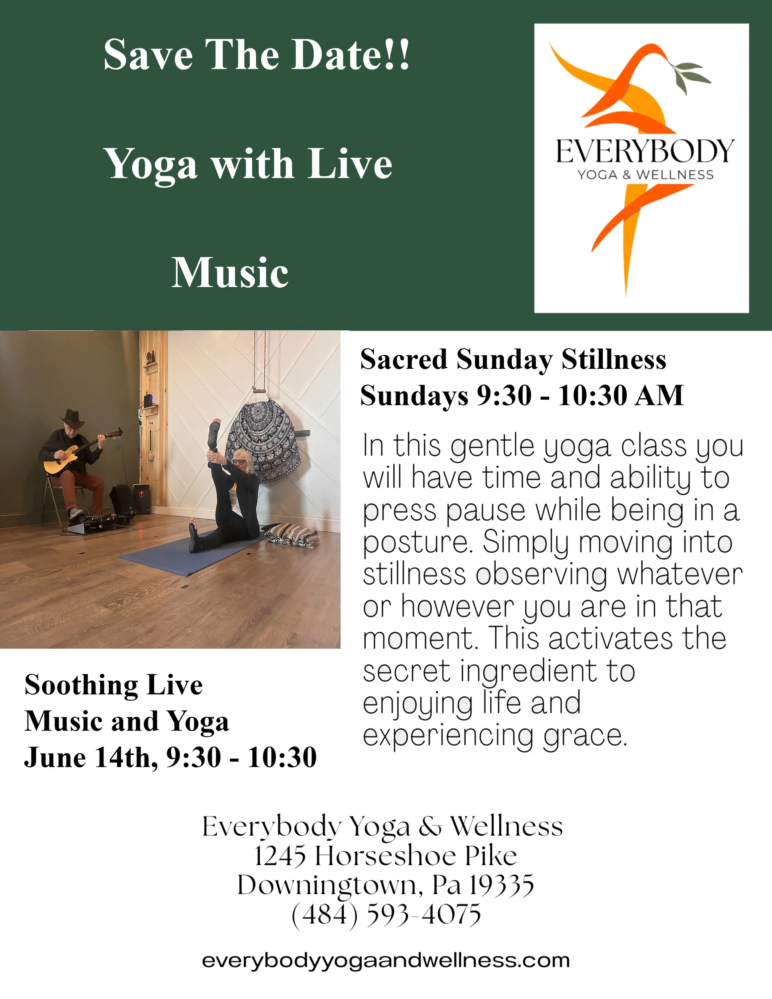 Live Music & Yoga