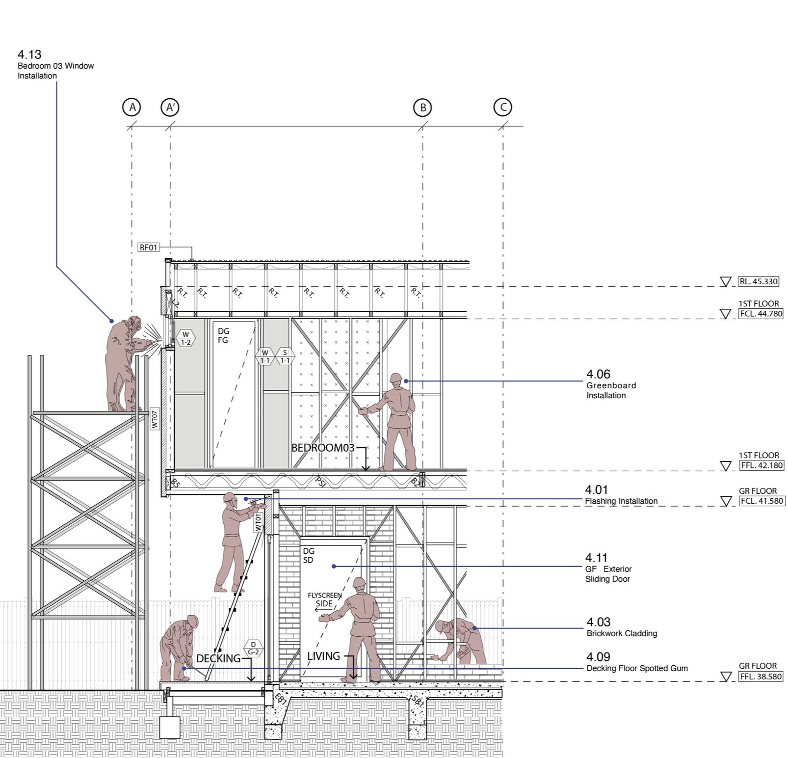Stage 4
Exterior Construction: Wall Cladding, Windows, External Door
