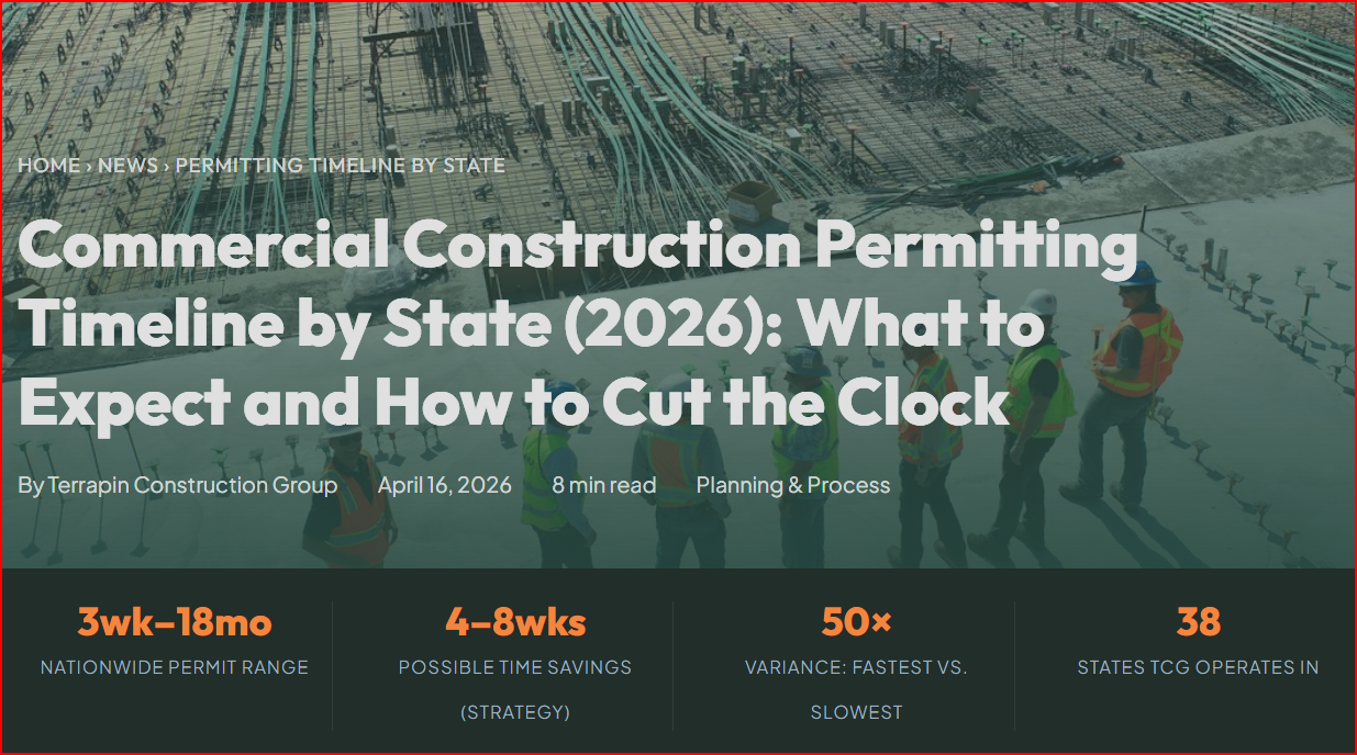 Commercial Construction Permitting Timeline by State (2026)