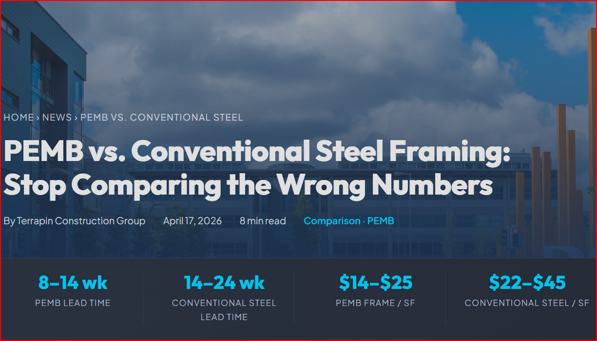 PEMB vs. Conventional Steel Framing: Stop Comparing the Wrong Numbers