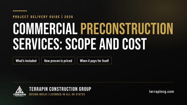 Commercial preconstruction services scope and cost 2026