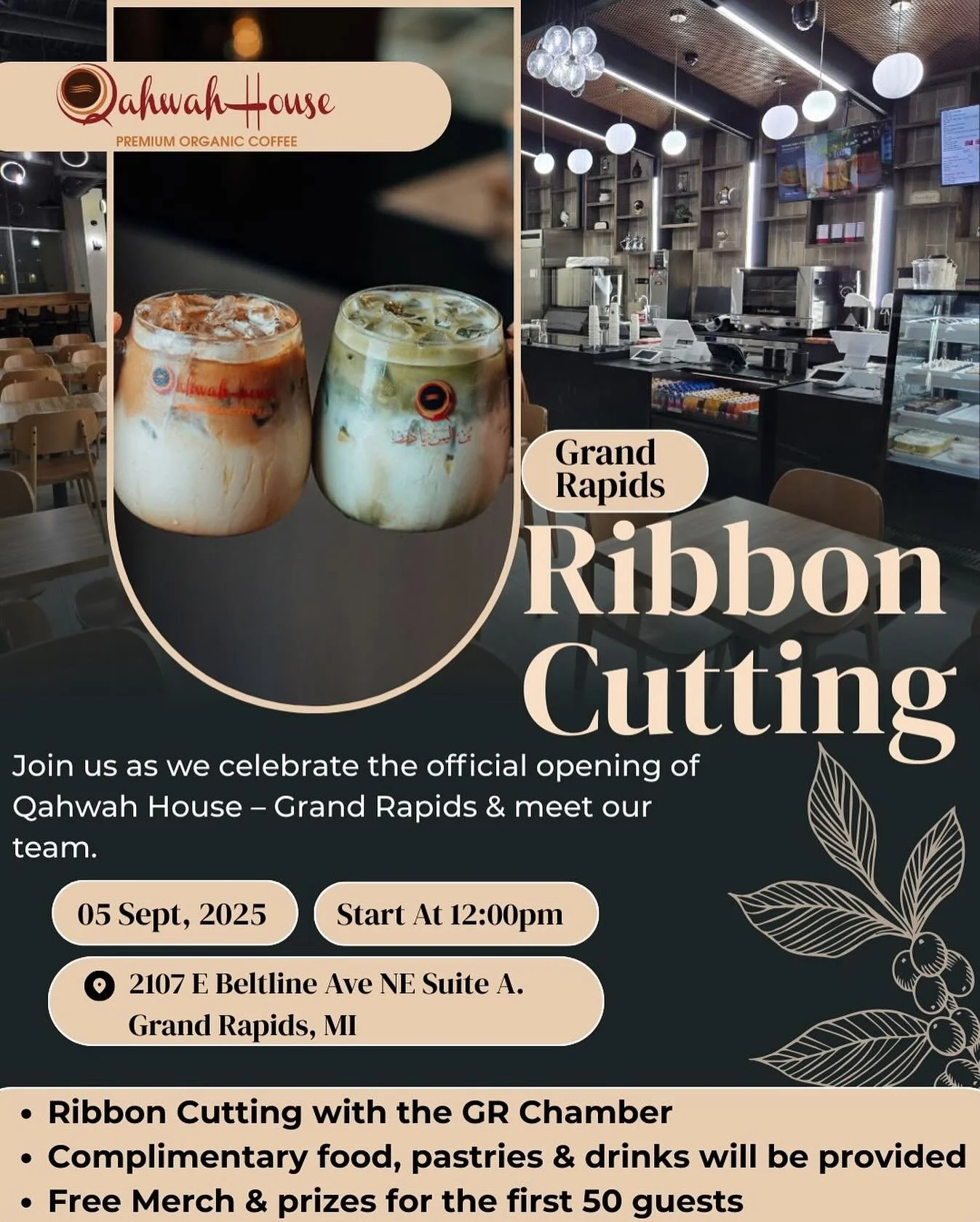 ✨ Just like Taylor &amp; Travis found their perfect match&hellip; we found ours too! 💍☕

Grand Rapids, we said YES &ndash; and we can&rsquo;t wait to officially start this new and authentic coffee love story with you. 🤎

Join us for the Grand Openi