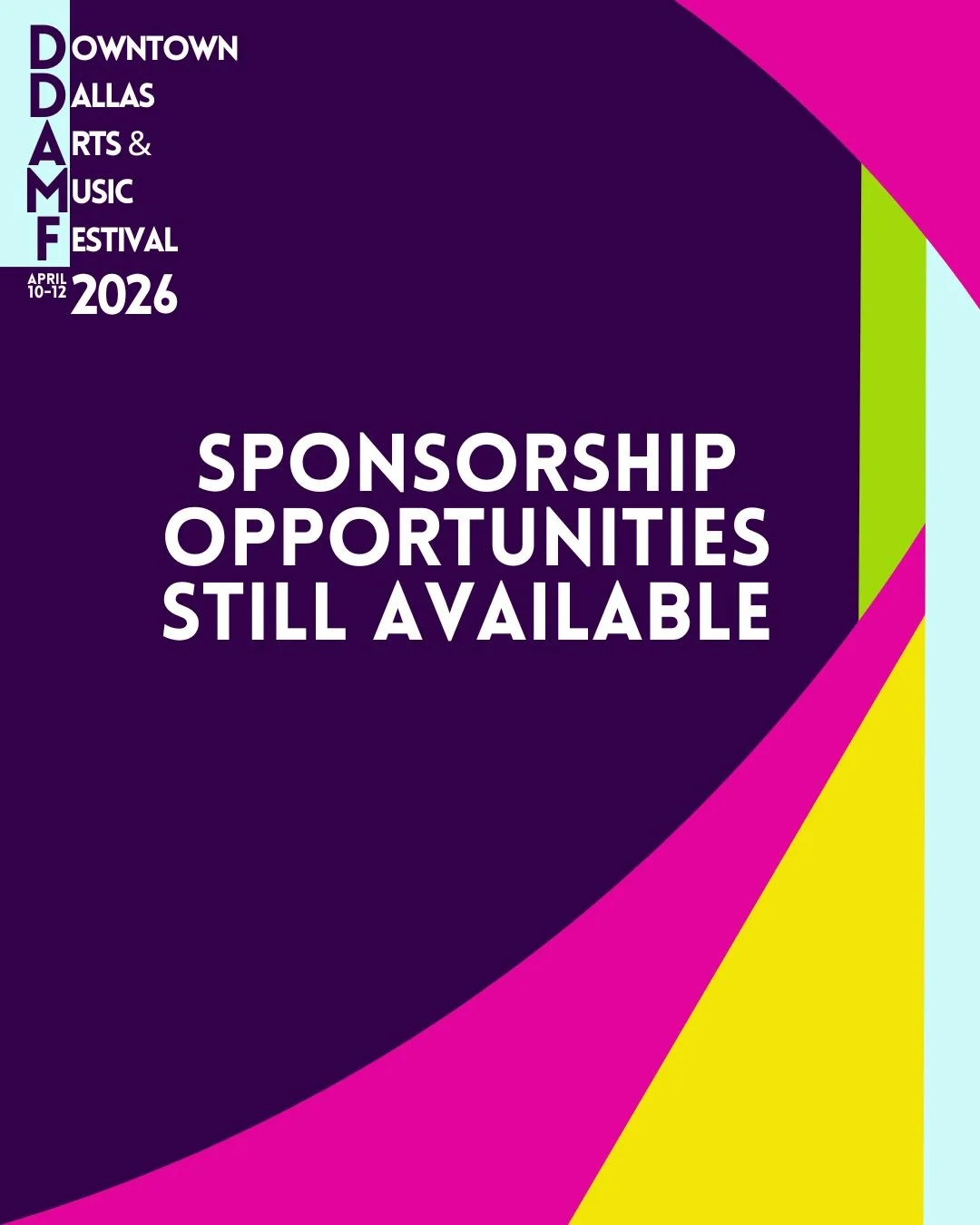 Dallas is gearing up for one of the biggest seasons of sports, arts, and community the city has seen. With DDAMF only two weeks away, sponsorship opportunities are still available for brands who want to connect with a growing and diverse audience.

I