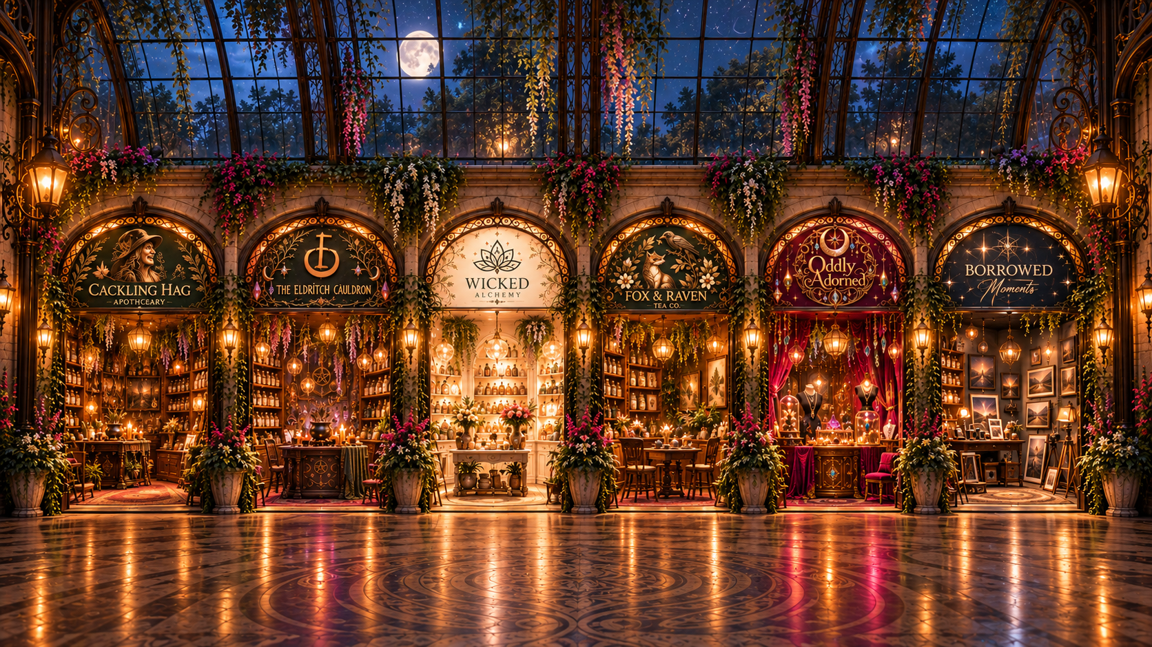 The Bizarre Bazaar: six magical shopfronts