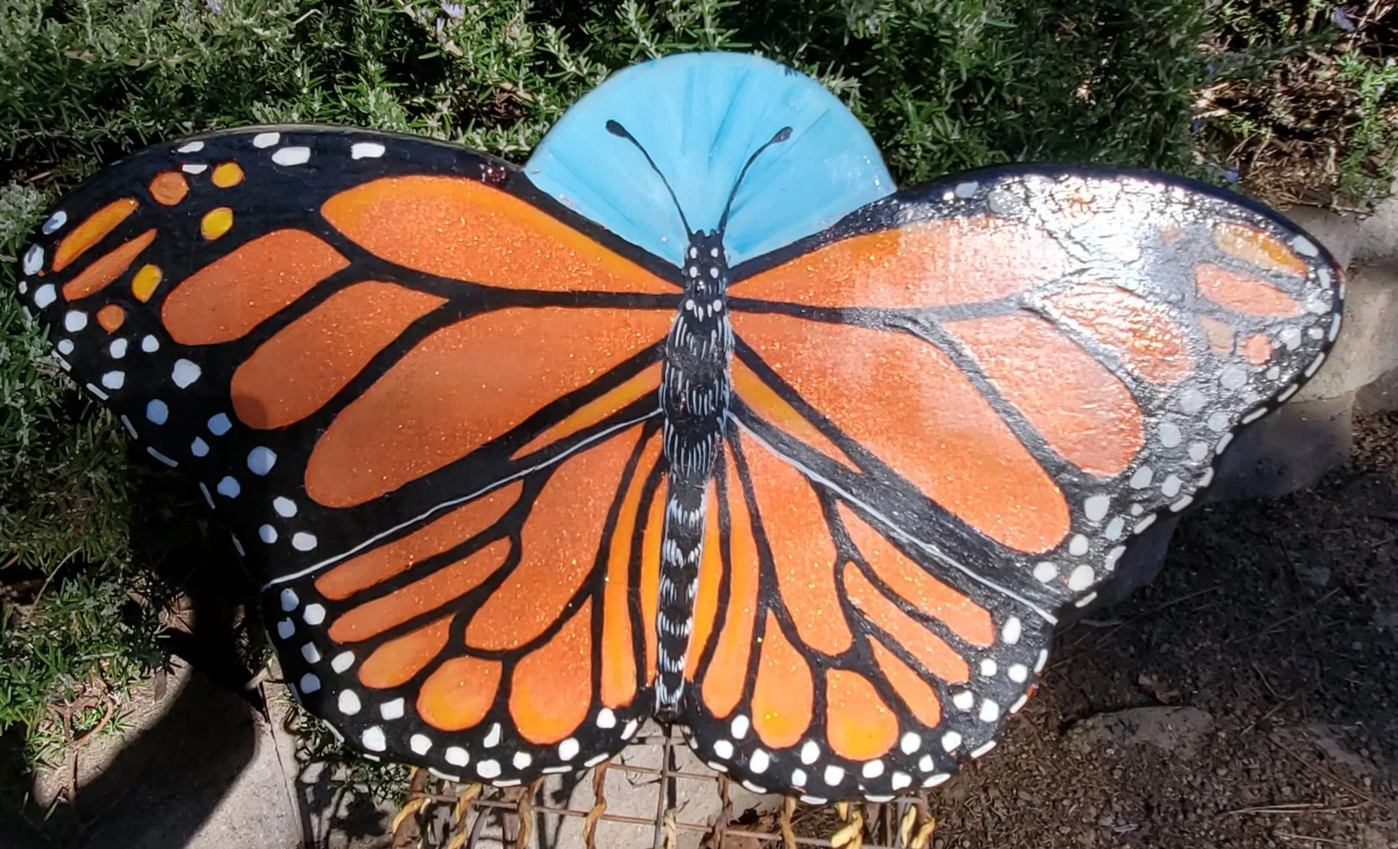 Painted several monarch signs for use in monarch habitats and outreach events.