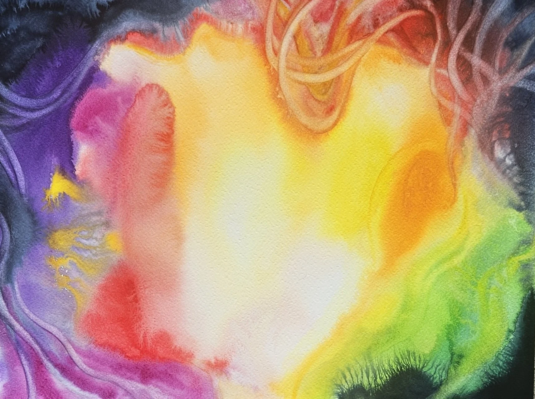 Energy 16x 24 Watercolor