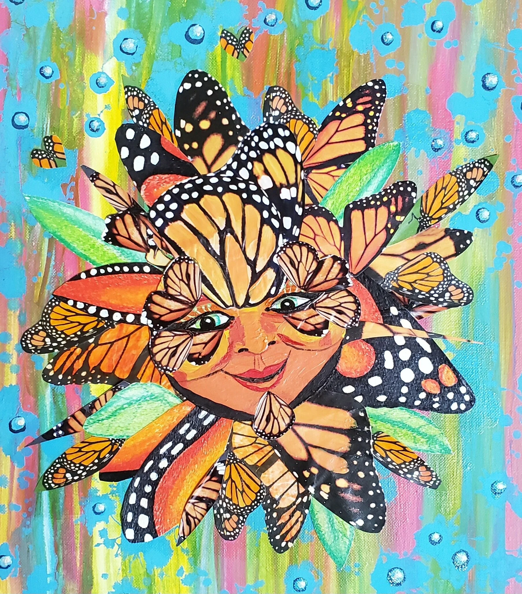 Monarch Spirit - Mixed Media