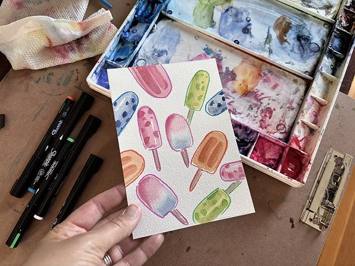 Painting Popsicles (video)