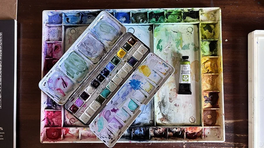 Watercolor palettes