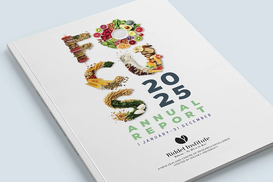 Annual Report design with a bold focus