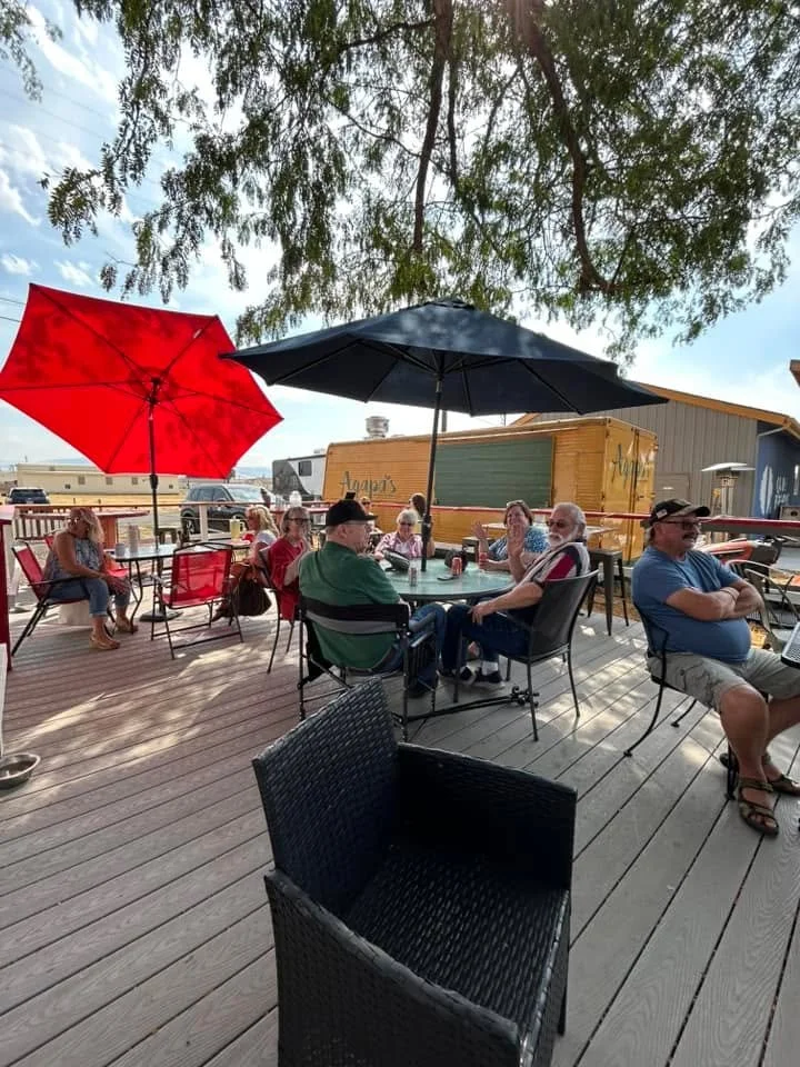 Come enjoy the deck today while it is still warm!! 

Reminder tonight 4-7 End of Summer Bash
Campbell Davis
Homemade Paella and Sangria while supplies last.