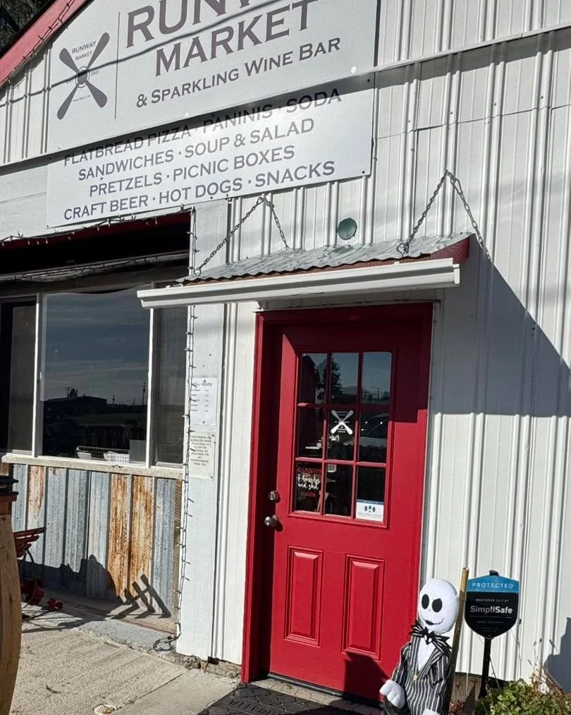 🥪🍅 Today&rsquo;s Special at Runway Market! ✨
Cozy up with our Grilled Cheese &amp; Tomato Soup and enjoy $6 glass pours &mdash; the perfect comfort combo! 🥂💛

We&rsquo;re also hosting a Food Drive to support our local food pantries. Bring in an u