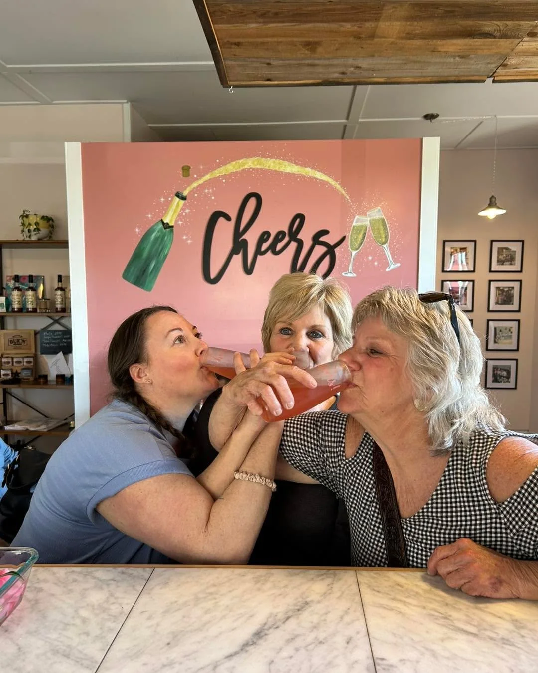 Mimosas are always more fun with friends 🥂💛

Come on in to Runway, grab a glass, and spend a little time together &mdash; I&rsquo;d truly love to see your faces. Good times, good company, and a whole lot of heart ✨