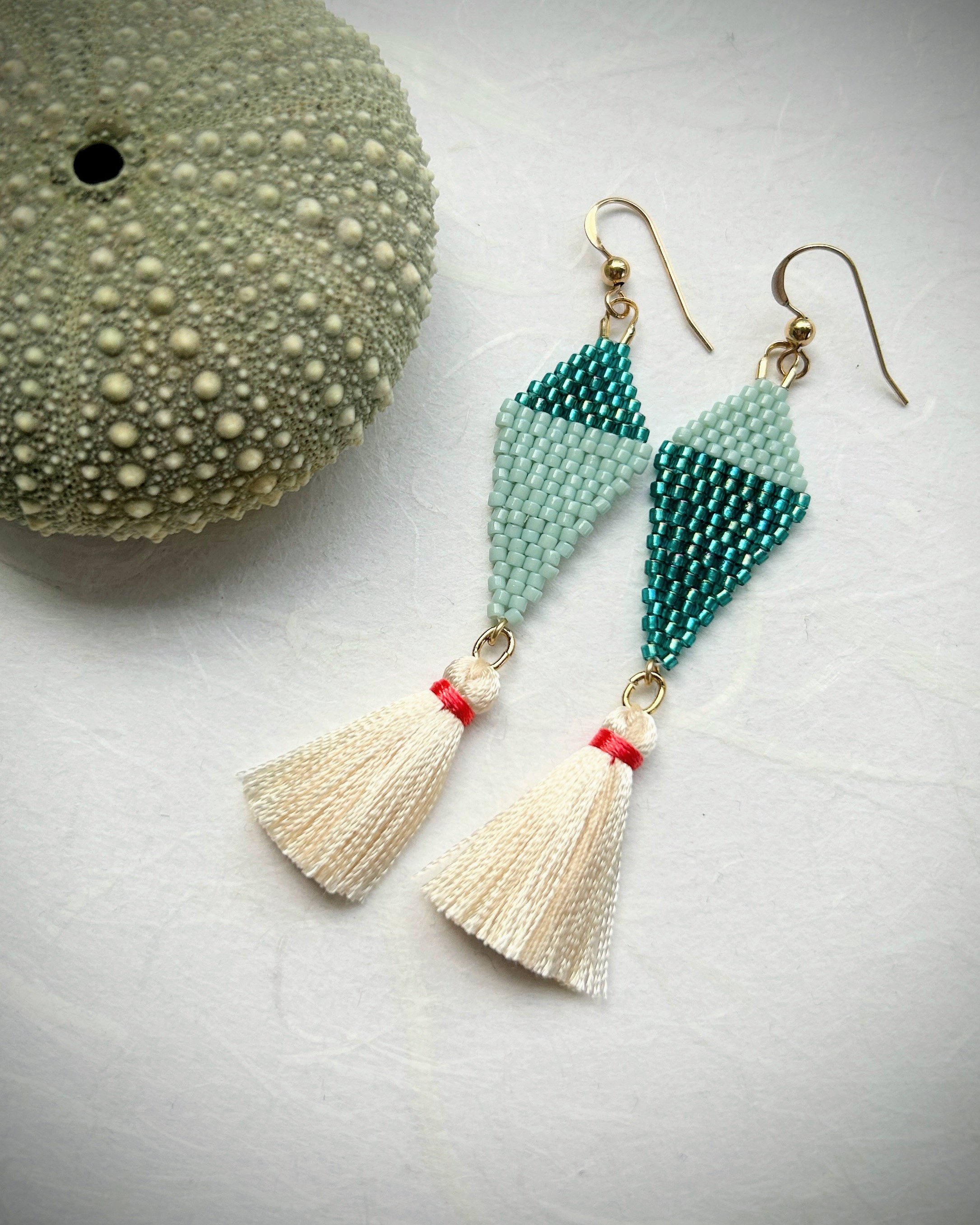 fūrin earrings - sea salt