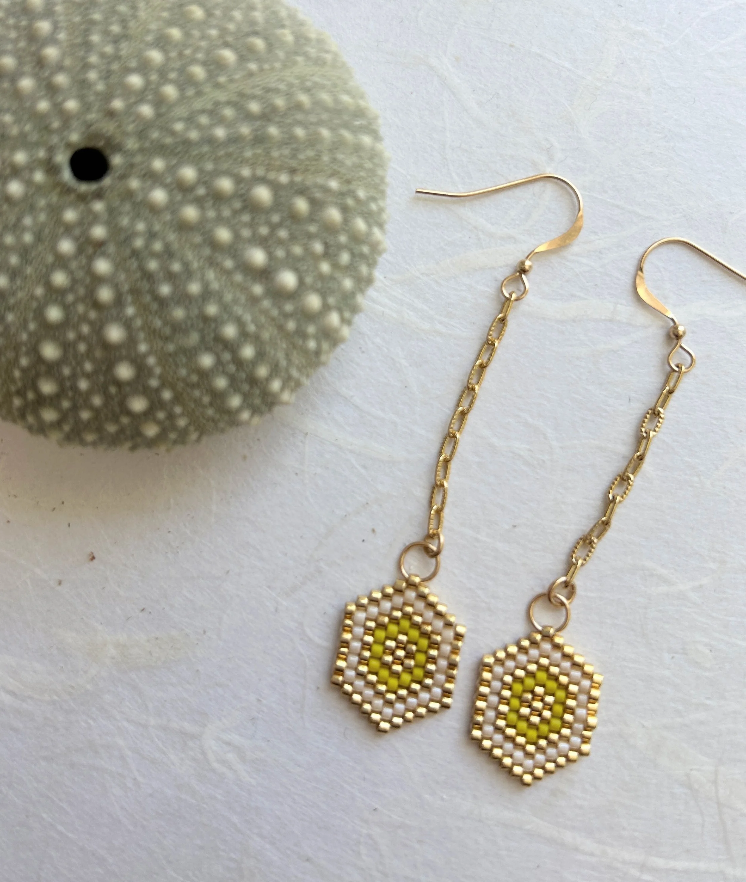 kikko earrings - citron