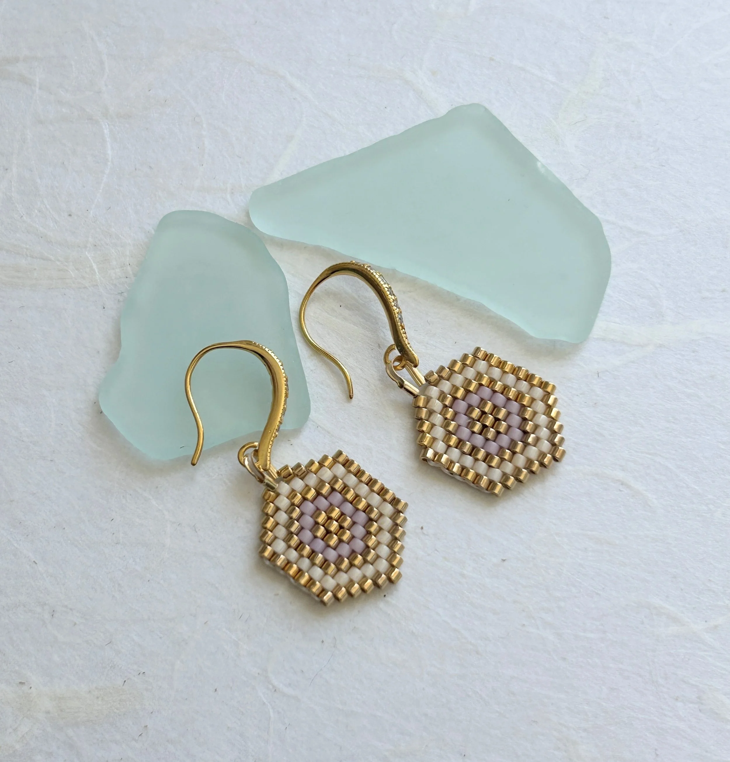kikko earrings - lavender