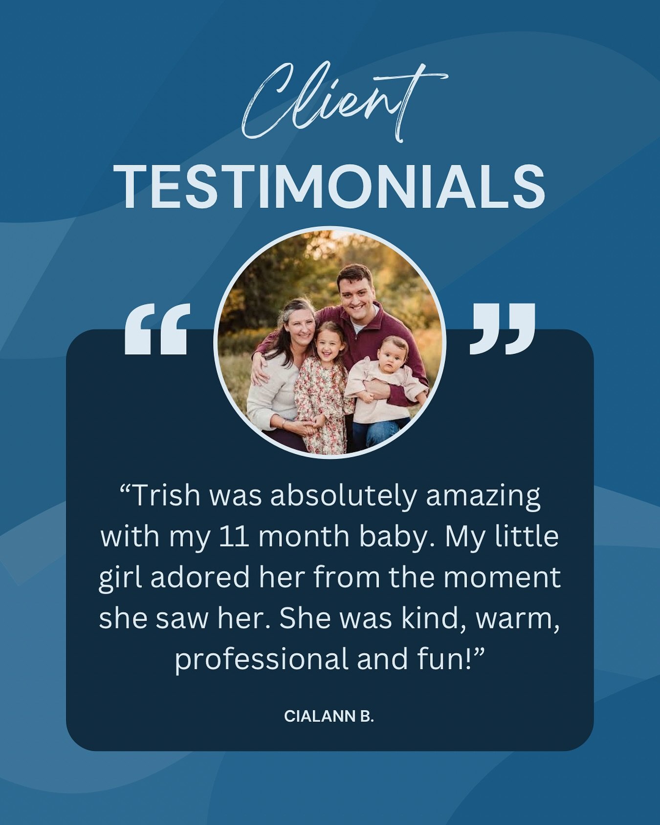 &ldquo;Kind, professional, warm, and fun&rdquo; &mdash;exactly what I strive to bring to every family I support! ✨ Helping little ones sleep better and parents feel confident is what it&rsquo;s all about 🩵

#SleepConsultant #BabySleep #ToddlerSleep 