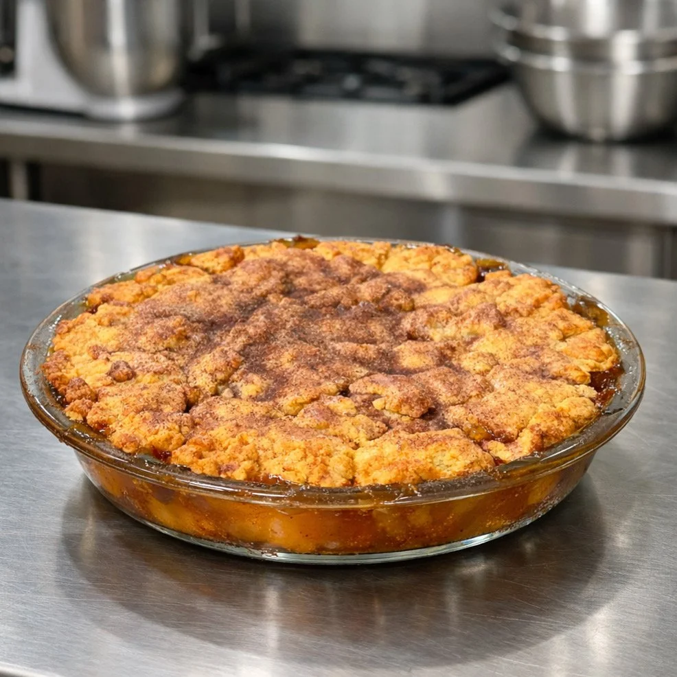 Elevated Peach Cobbler