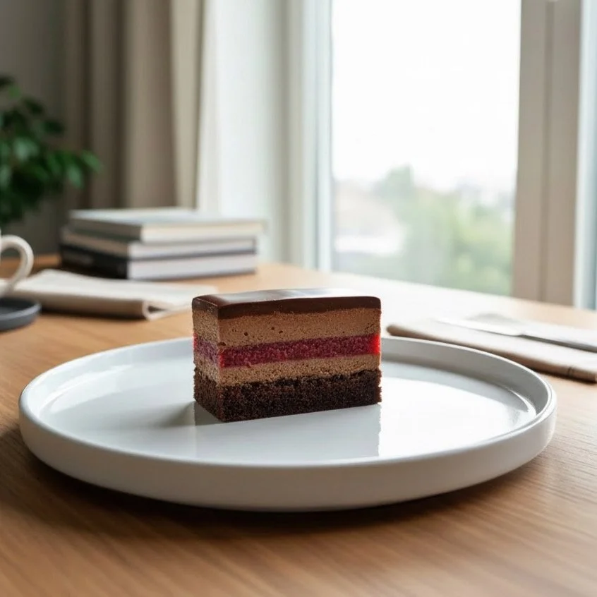 Chocolate-Covered Strawberry Mousse Cake