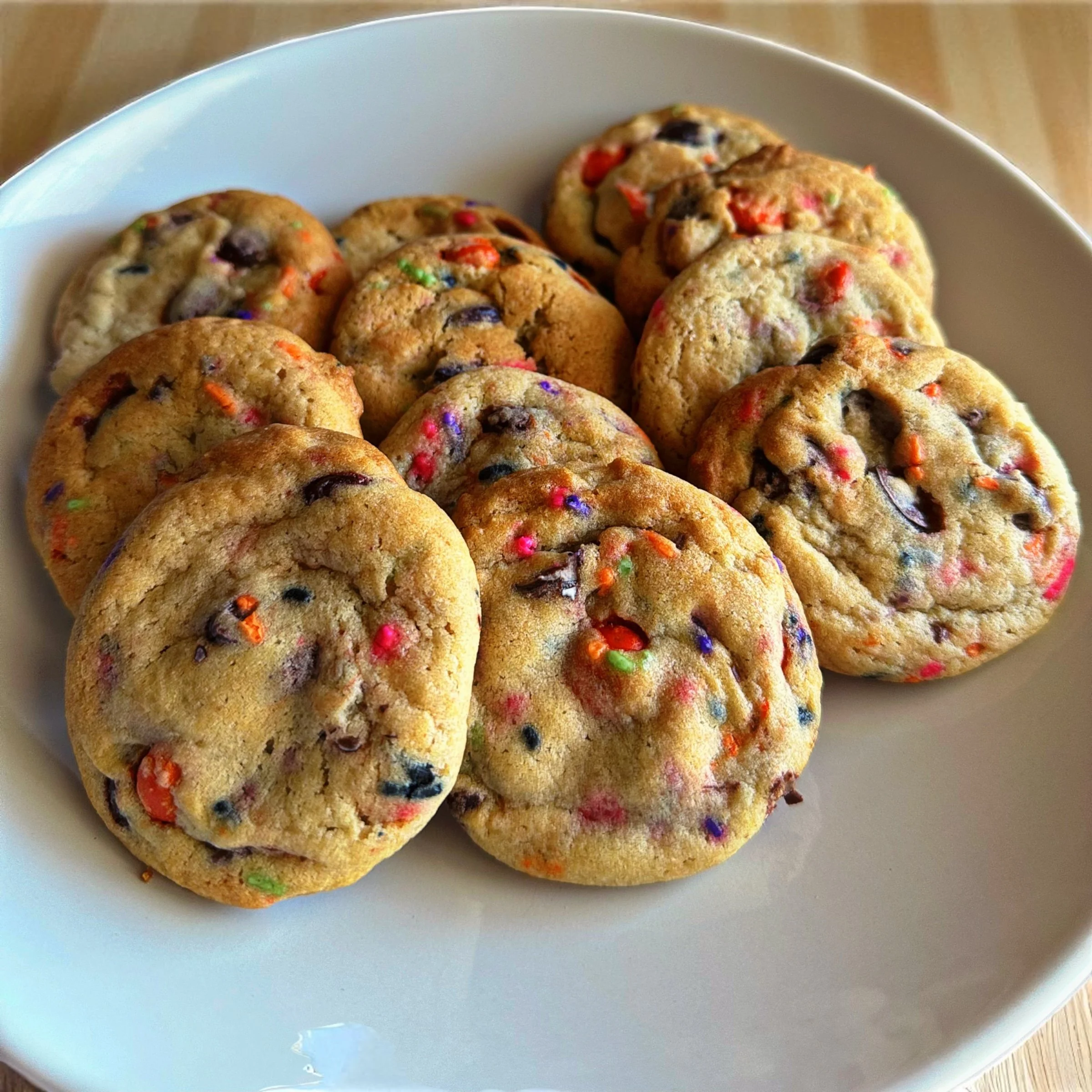 Soft & Chewy M&M Cookies (Recipe)
