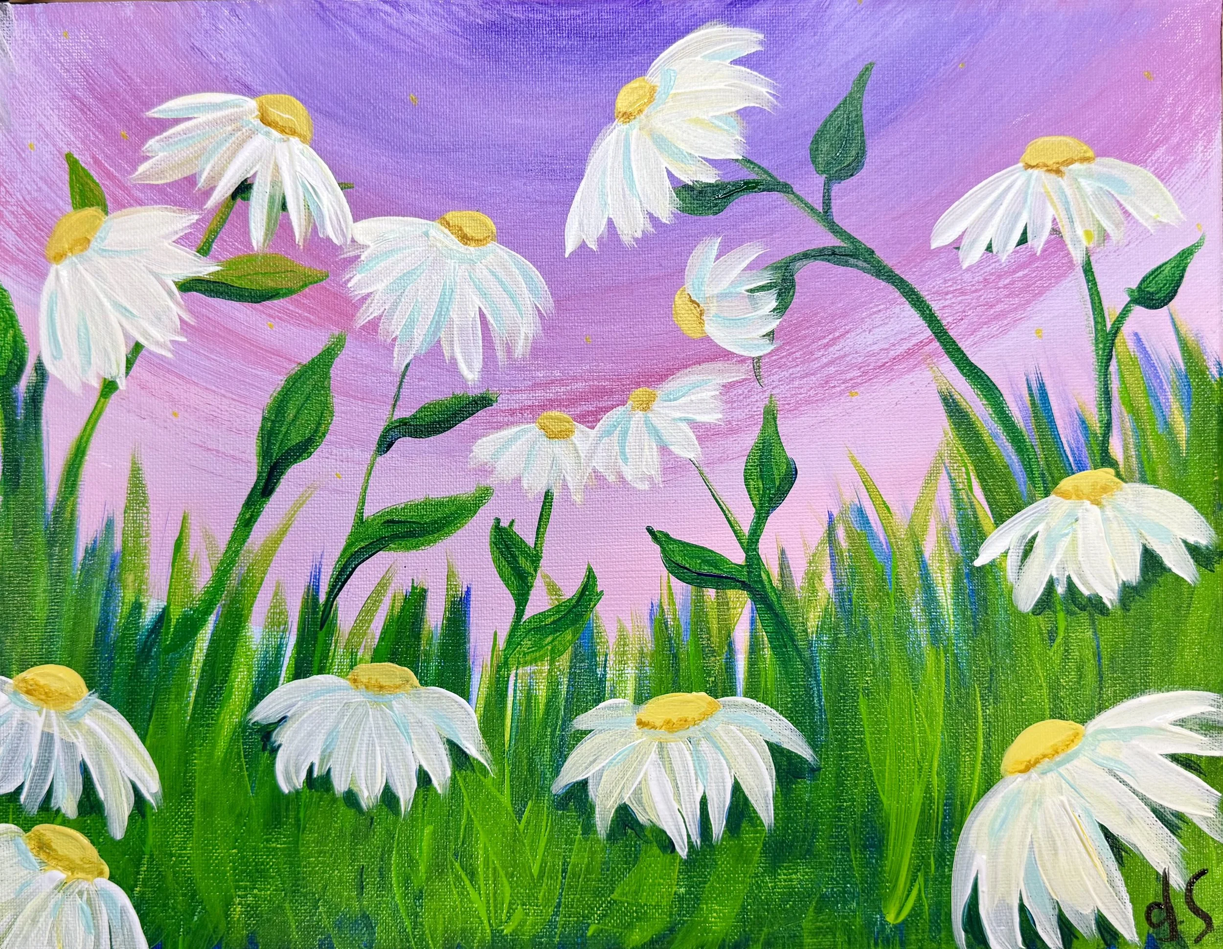 Joyful Daisy Landscape