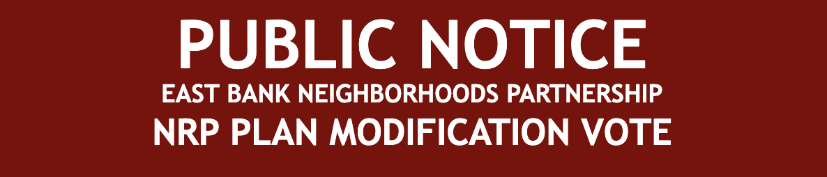Public Notice: NRP Plan Modification Vote on Tuesday, September 22, 2026