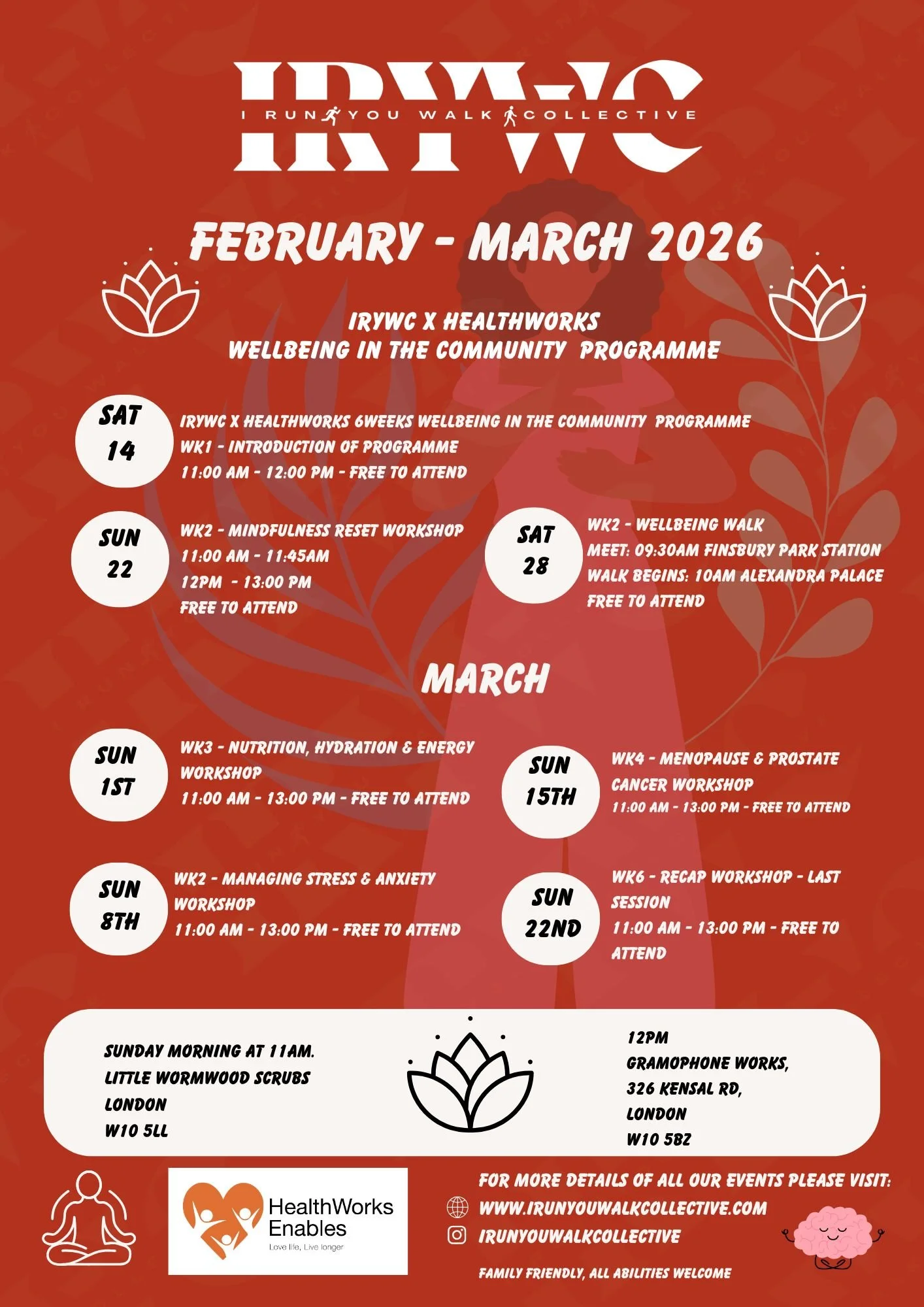 I Run You Walk Collective Wellbeing Programme 