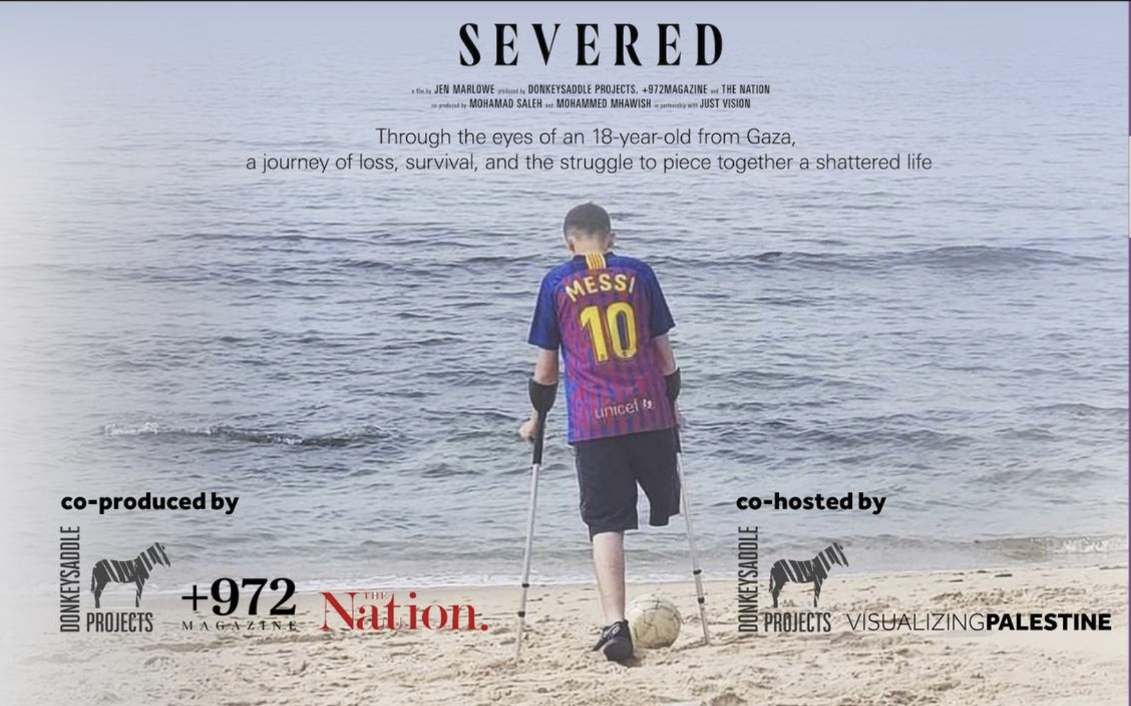 Severed: Virtual film screening and panel discussion highlighting sumud and disability justice in Palestine
