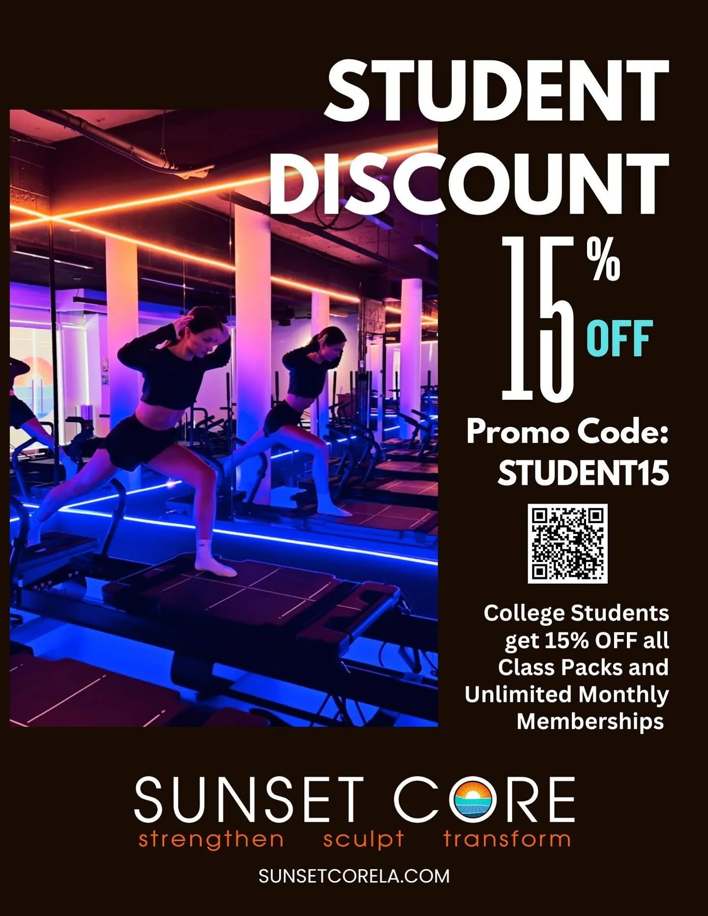 Hey college students, we are offering 15% off the purchase of class packs or a monthly membership! 

Purchase direct at sunsetcorela.com (link in bio) and email us a pic of your student id!  Use promo code STUDENT15

A better approach to that Freshma