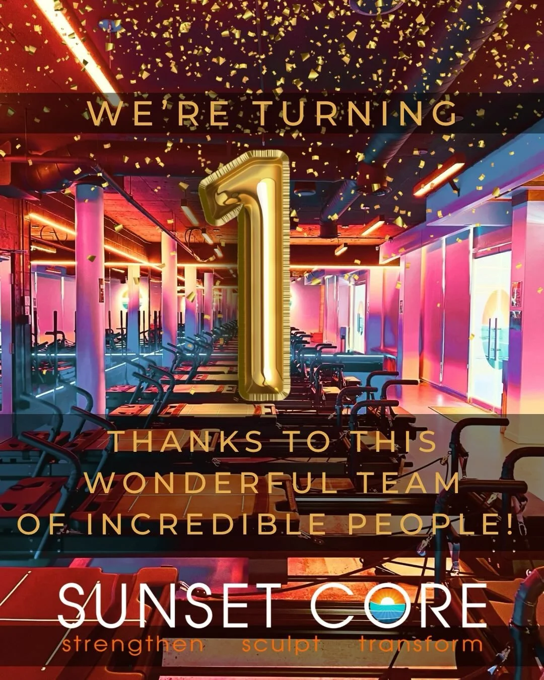 🎉🎉We&rsquo;re turning ONE!!! 🎉🎉

This is a damn good, incredible, inspiring, sweet, smart, beautiful, thoughtful, and STRONG group of women! You are total bad asses and I am beyond thankful to be on your team!! We are killing it!!! 💪🩵🧡💛🩷🌅🫶