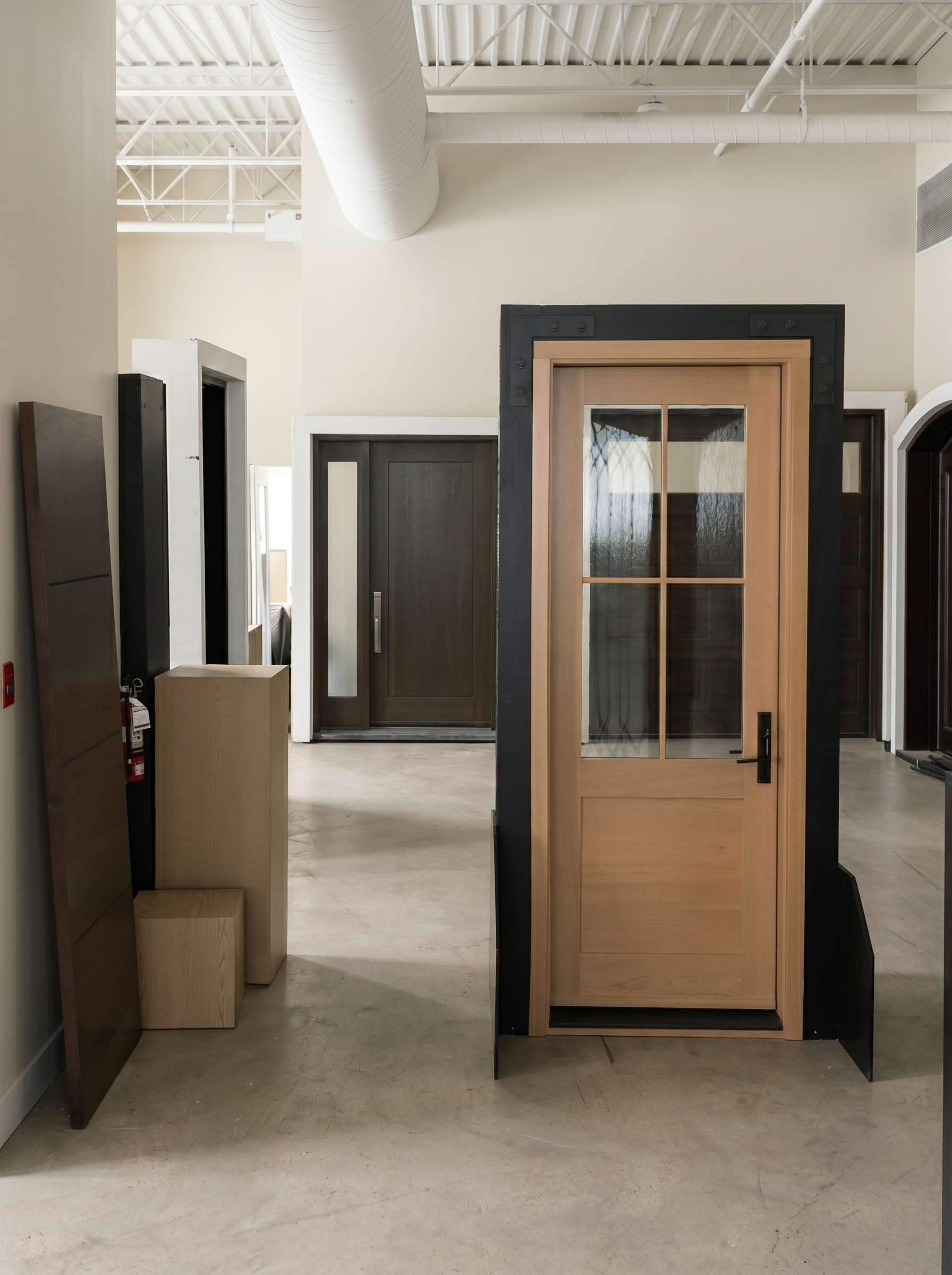 Bourassa Bosquet Bachand - Porte à panneaux sur-mesure - Salle de montre