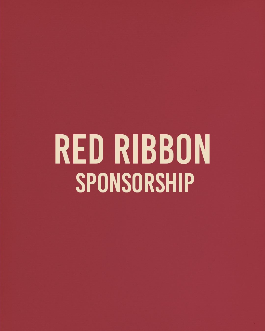 Red Ribbon Sponsor