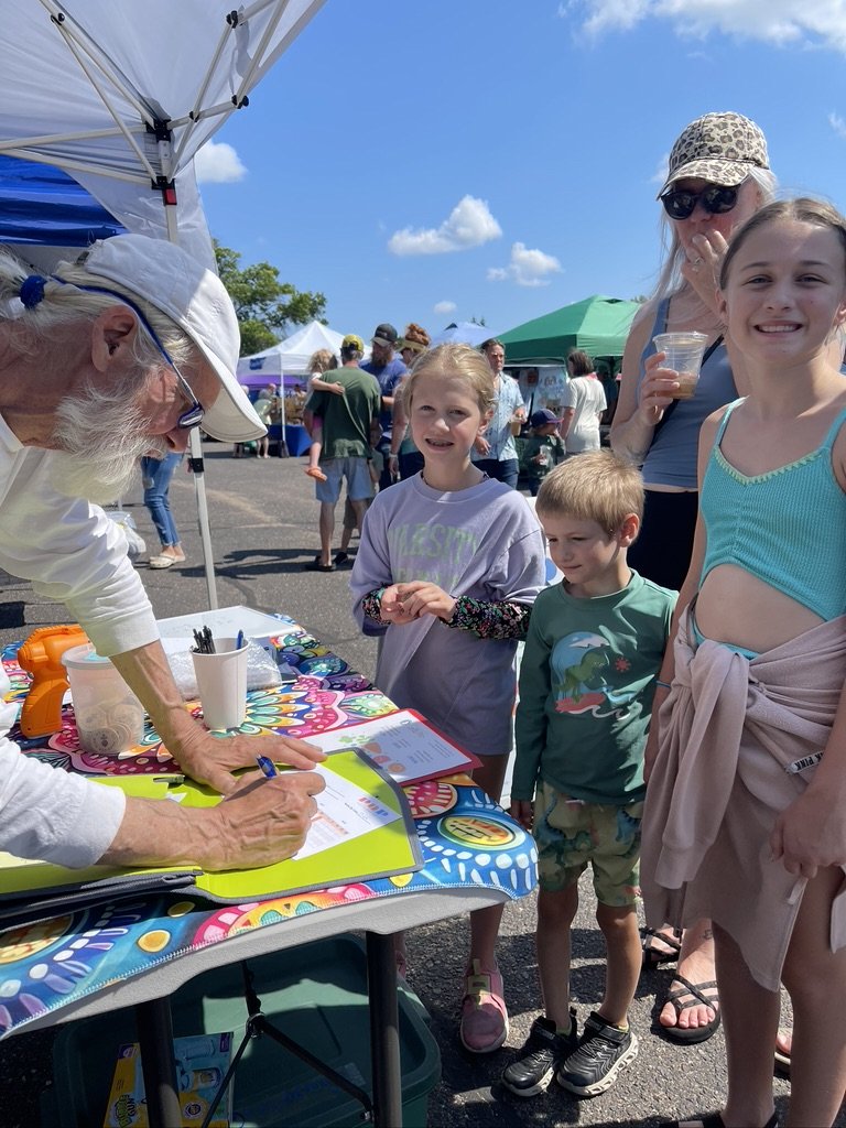 POP Program at the Siren Farmers Market
