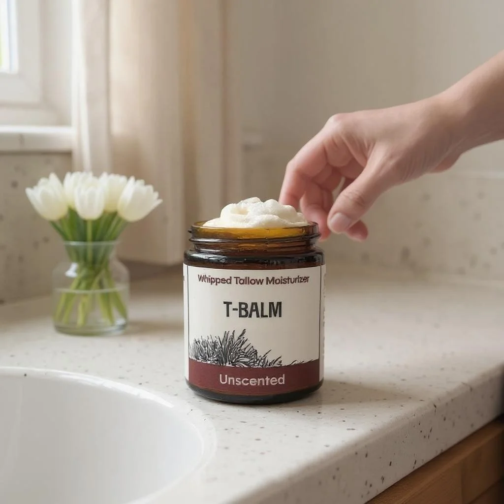 Your lotion&rsquo;s full of chemicals. Ours? Just tallow. You&rsquo;re welcome. 🐄

#ShopLocalIndiana #IndianaMakers #SmallBatchGoods #ArtisanMade #LocalLove