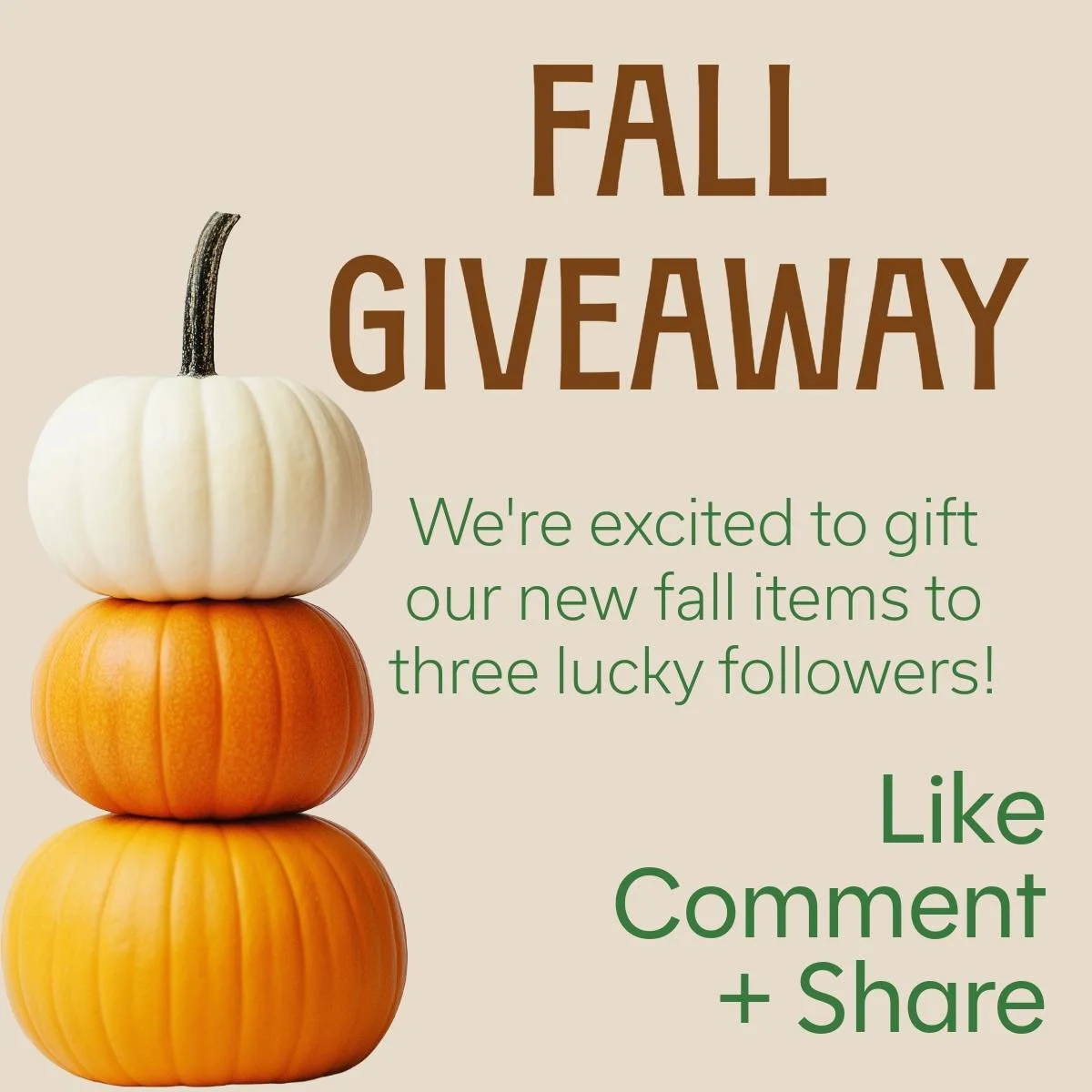We&rsquo;ve been cooking up something cozy&hellip; but we&rsquo;re keeping it under wraps. Three lucky winners get the VERY first sneak peek (and sniff ) of our secret fall scents. 🍁

Think you&rsquo;re up for it? Here&rsquo;s how to win:
1️⃣ Follow