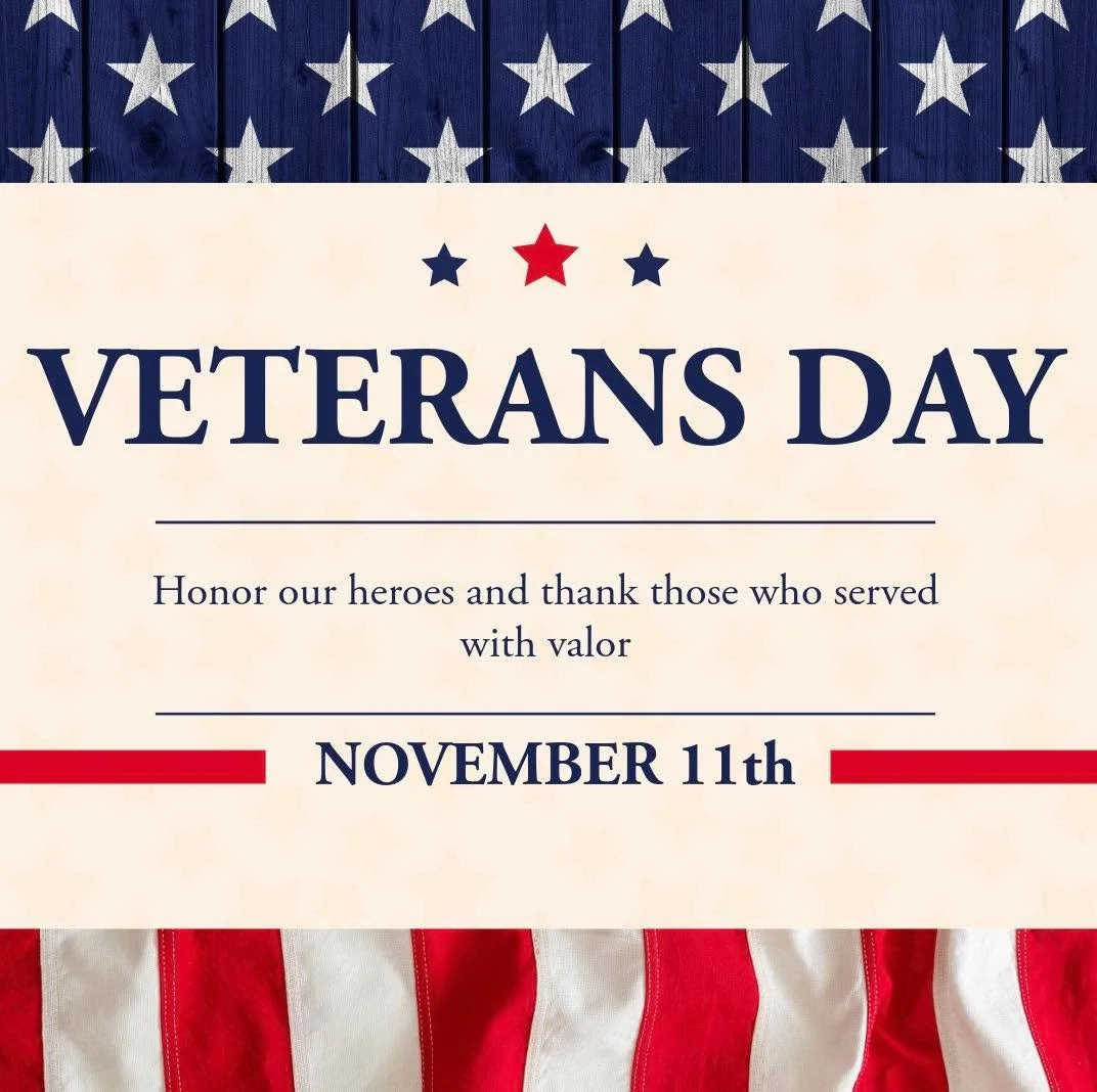 Today we pause to honor the brave men and women who&rsquo;ve served our country with courage and heart. Your sacrifice and strength inspire us every day.

In appreciation, we&rsquo;re offering 15% off all orders today &mdash; a small way to say thank