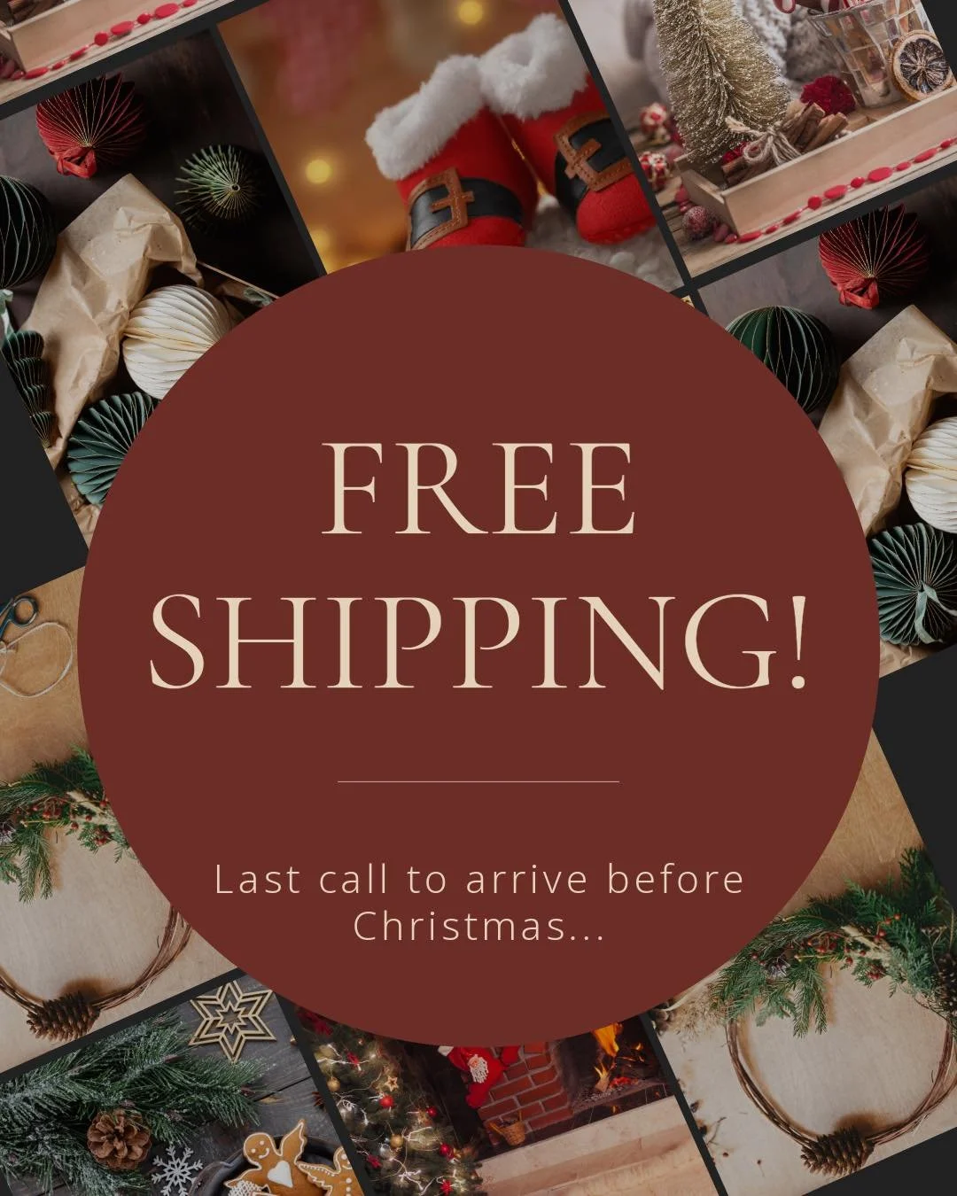 🎄 Final chance to order for Christmas 🎁
Free shipping through Tuesday &mdash; order now to arrive in time.

Plus, holiday items are still 50% off with any purchase while they last!