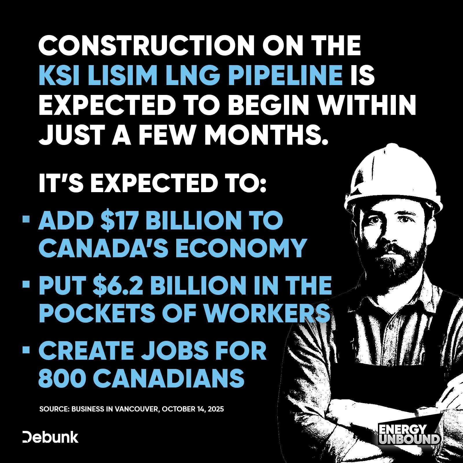 This is the benefit that Canadian LNG brings to our country! 👍