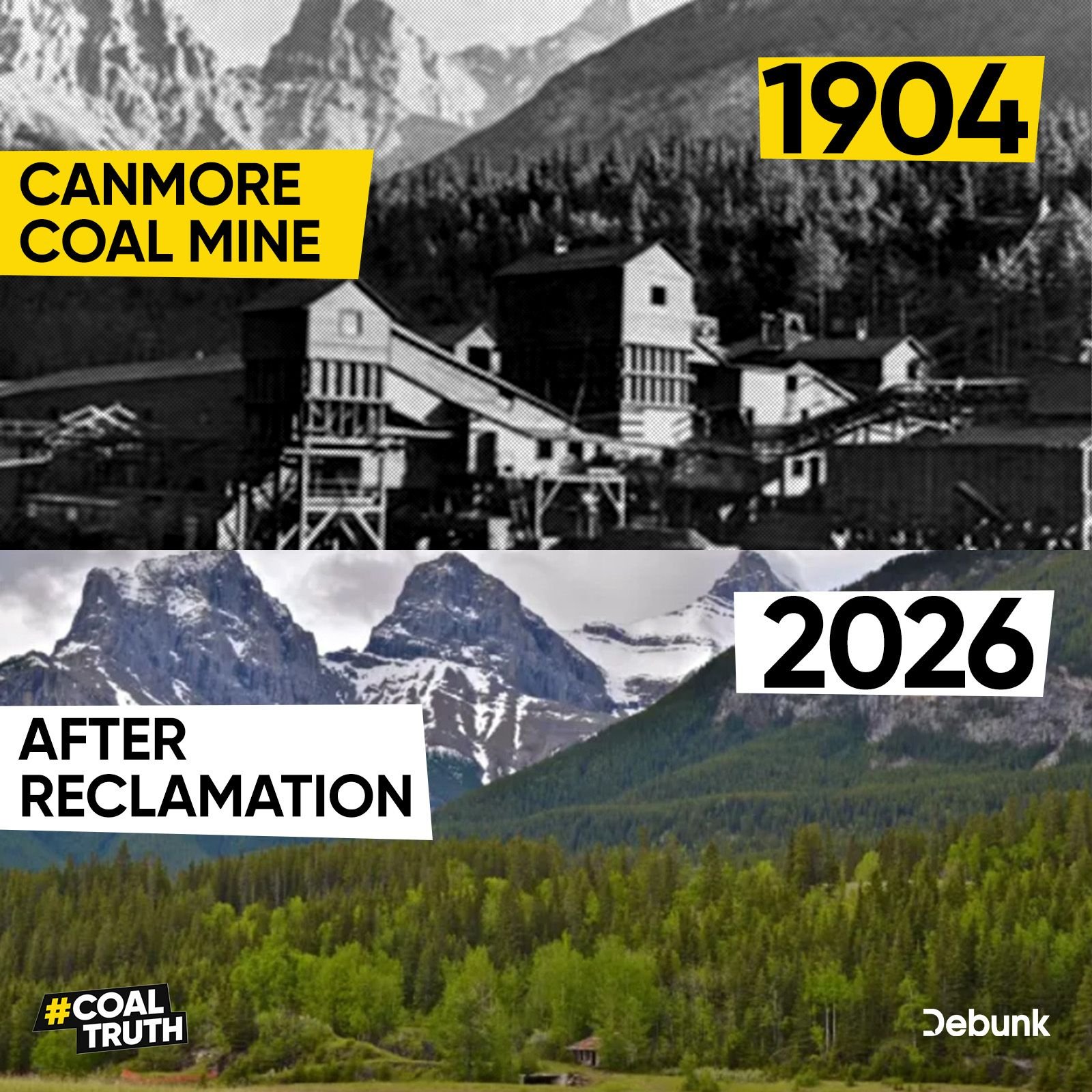 Opponents of steelmaking coal say that mining will permanently wreck the environment.

Does Canmore look like it's been wrecked?

Support metallurgical coal at www.CoalTruth.com